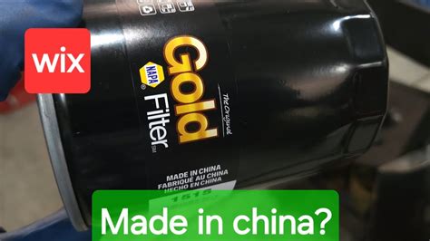 are wix filters made in china